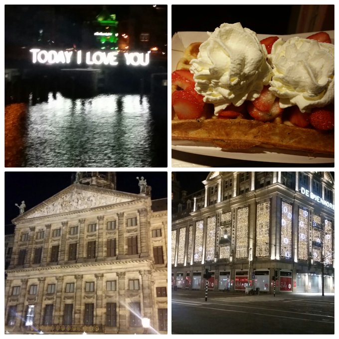 Wandered around at 5 in the morning and met an interesting character and best waffles ever! First official