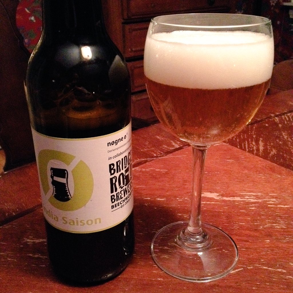 bushidobrewery's tweet photo. Enjoying the @NogneO India Saison. #BushidoDrinks #Beer #CraftBeer #BeerExploration https://t.co/NeQ2sUZAuL