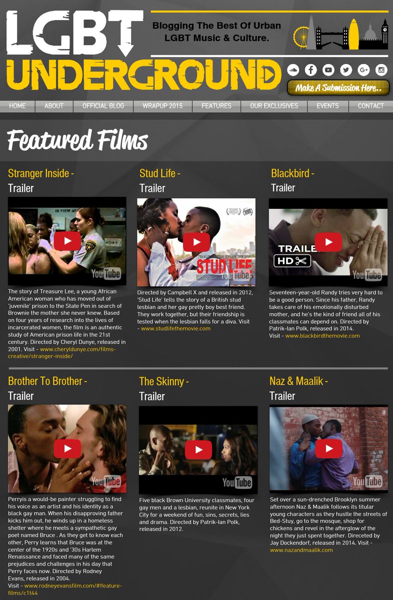 LGBTUNDRGRND's tweet photo. Love #film? Take a look at some of the titles featured on our website 👉 https://t.co/D00I8AZpSo 🎥🎬📺 #LGBT #LGBTQ https://t.co/GsDj9cJ6dJ