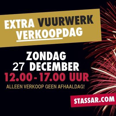 Vandaag is onze #Vuurwerk balie geopend van 12:00 - 17:00. #Brunssum #parkstad #Heerlen #Hoensbroek.