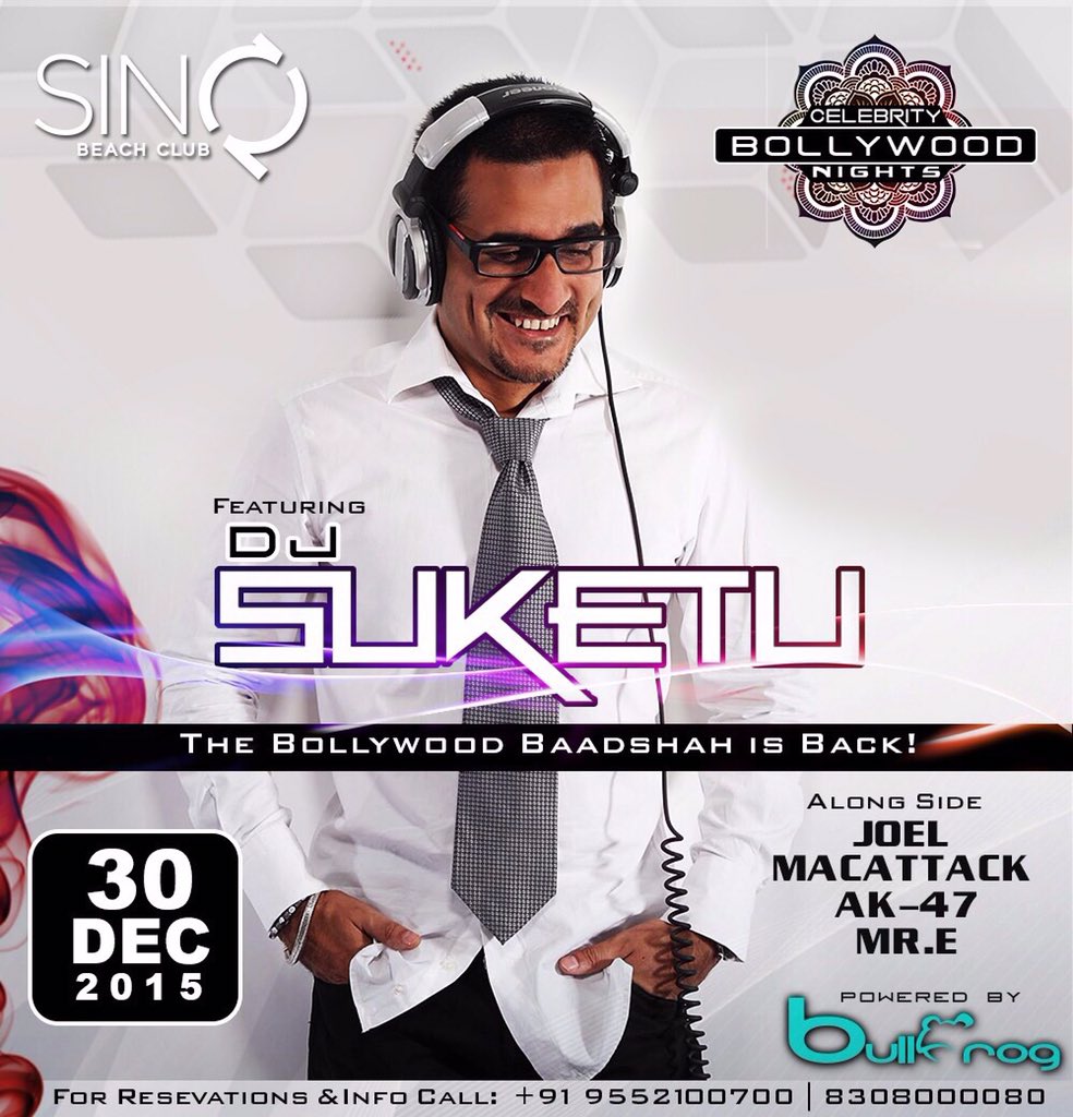 djsuketuindia's tweet image. Here's the thing. @BullfrogGoa does some killer events &amp;amp; they're doin 1 at @SinQGoa on 30/12/2015. If in Goa, b the