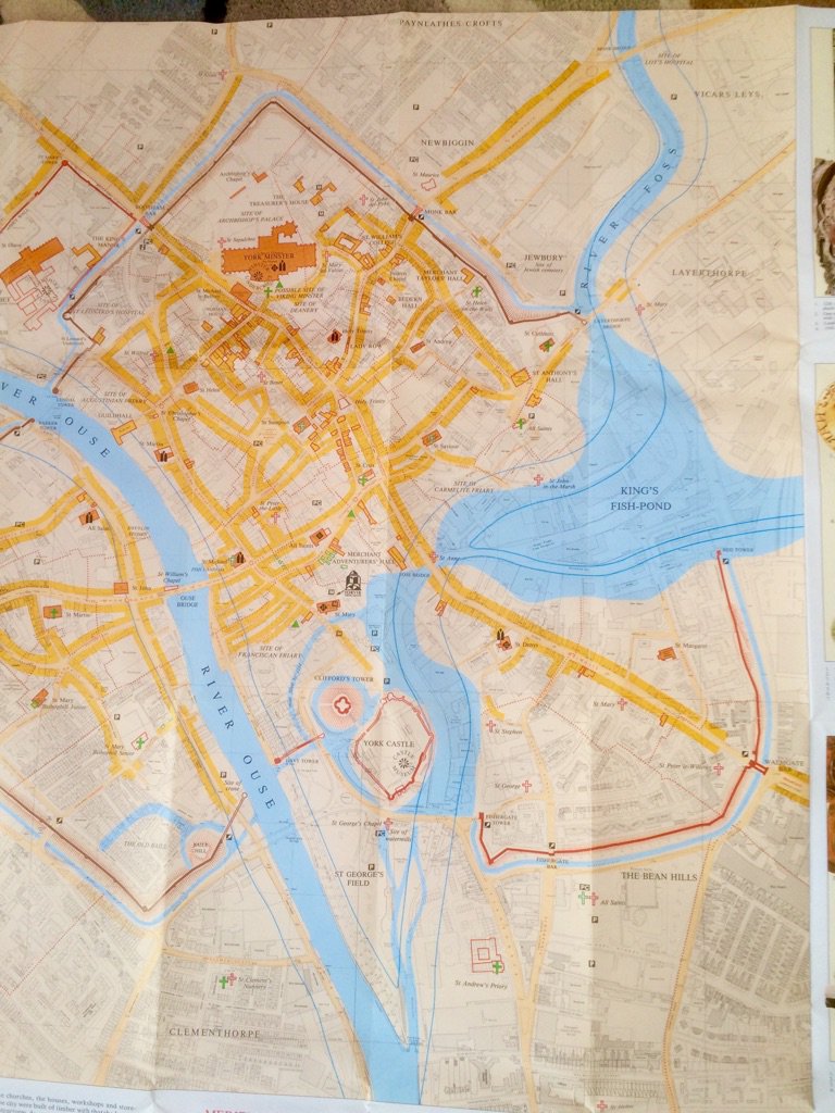 The 21st century weather has recreated Medieval #York. King's Fish-Pond is back #flood