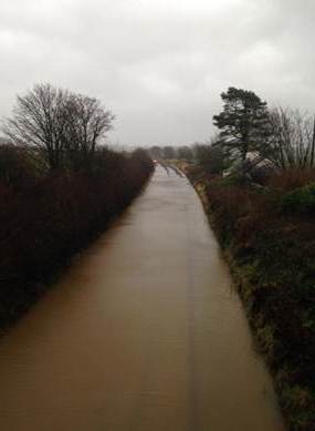 networkrail's tweet photo. Pictures of flooding at Gaerwen and North Llanwrst Station, Wales. Please check before you travel. https://t.co/s2e4OR7jj9