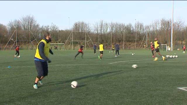 F3nord's tweet photo. Juste après Noël, les footballeurs de Wasquehal à l'entraînement pour recevoir le PSG https://t.co/CvszaQrGrD https://t.co/rBaRqBqGen