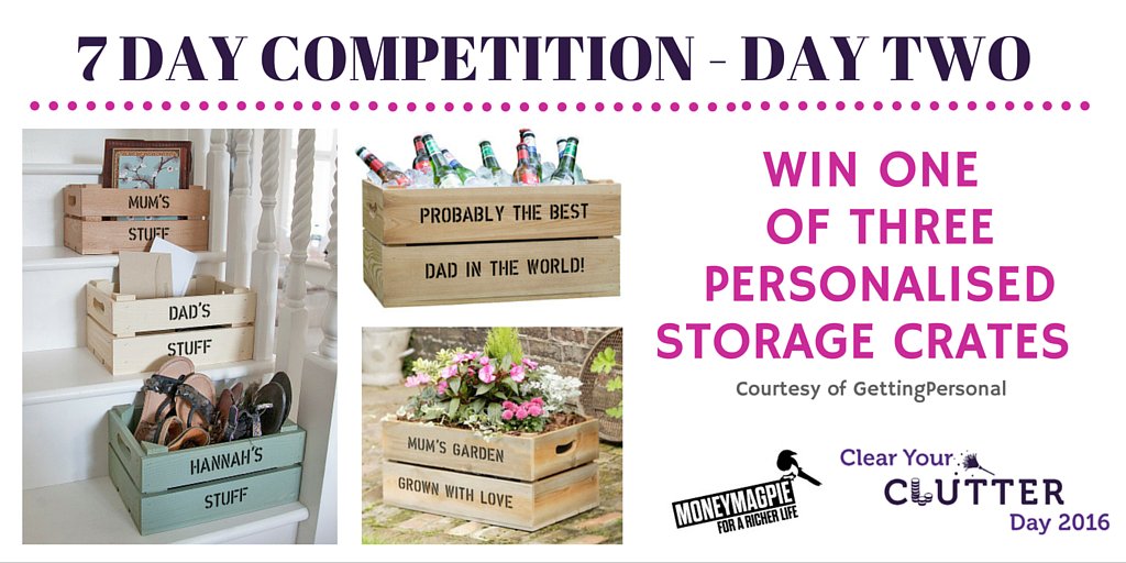 ClearOut4Cash's tweet photo. Win 1 of 3 personalised #StorageCrates from @GettingPersonal https://t.co/12ozru7OEK #Competition #Freebies #Storage https://t.co/1Ya0pgv8PR