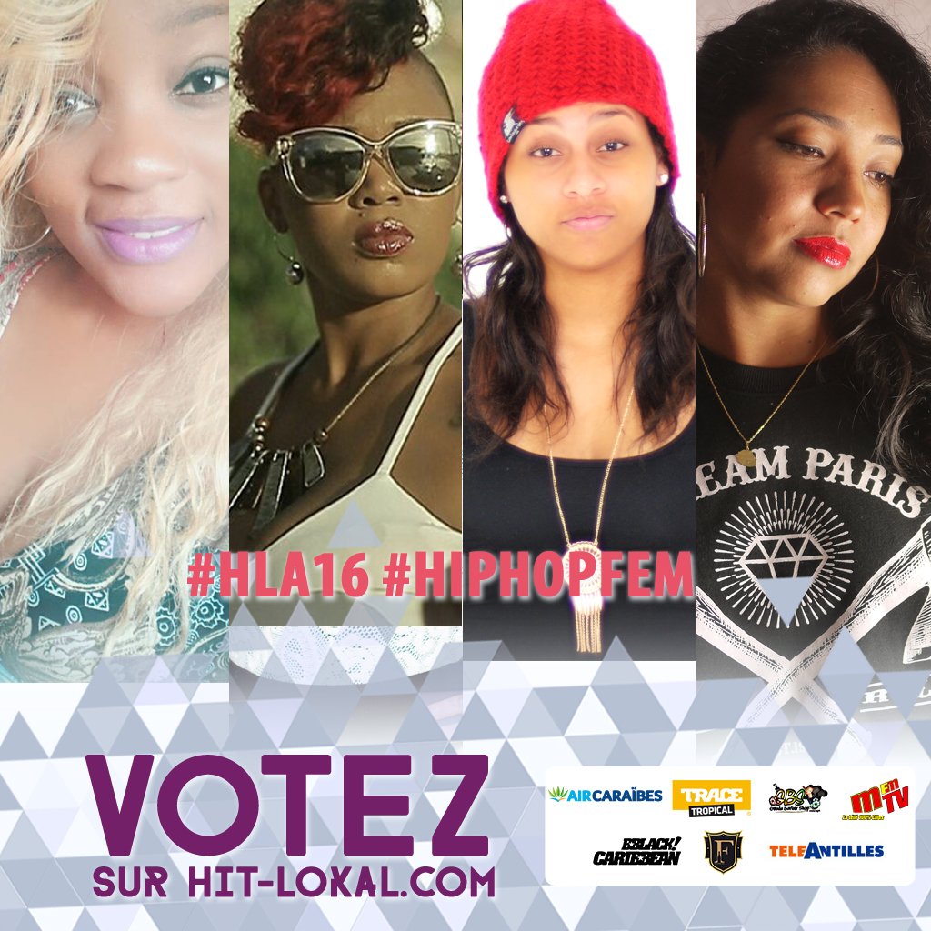 HitLokal's tweet photo. Qui sera la première artiste Hip Hop Rap Féminin récompensée? Votez sur https://t.co/TNiGLUG66i et via l'application https://t.co/hU8ftE16Ay