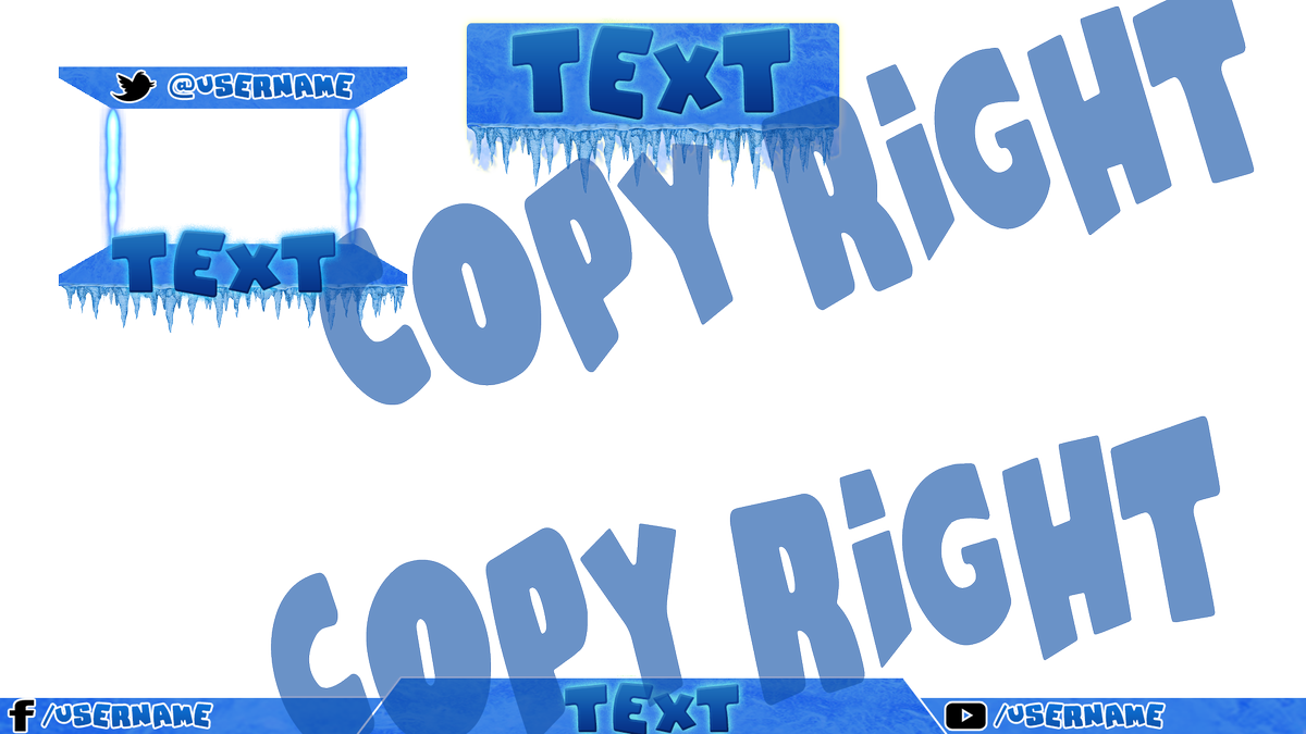 RigDesign_BU's tweet photo. New ice themed overlay! Selling to one person! Made by Jonah. Contact us for more detail! @FastRTs @GFX_Alert  #gfx https://t.co/E5zQiE1MVP