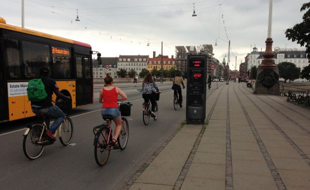 Three bike counters