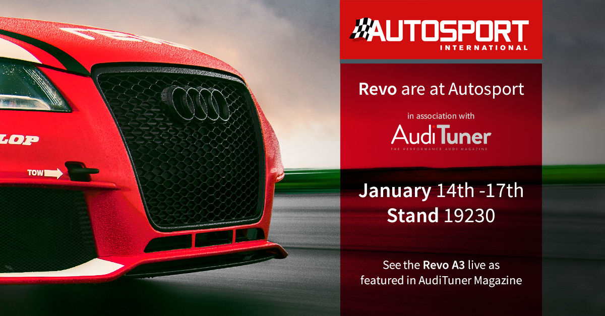 onlyrevo's tweet photo. Heading to #AutoSport in the new year? Revo will be on the #AudiTuner Magazine stand number 19230 Hall 19 https://t.co/daZYoBYlzO