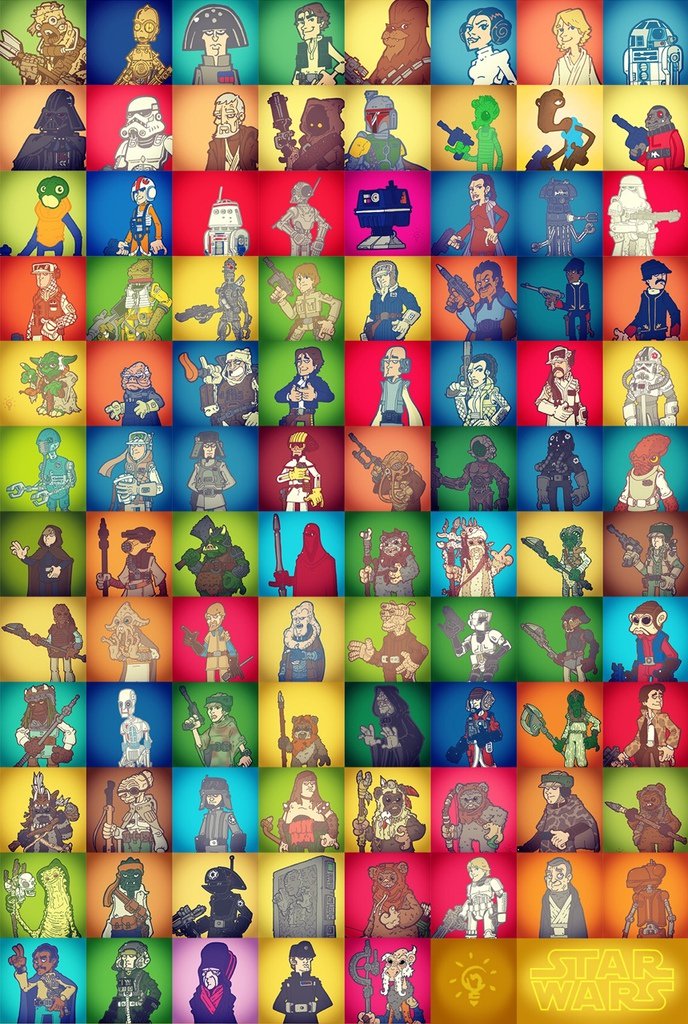 dafttom's tweet photo. Vintage Star Wars: Instagram mosaic of all 92… #starwars #92back #kenner #instagram https://t.co/TGG3KpeSgS