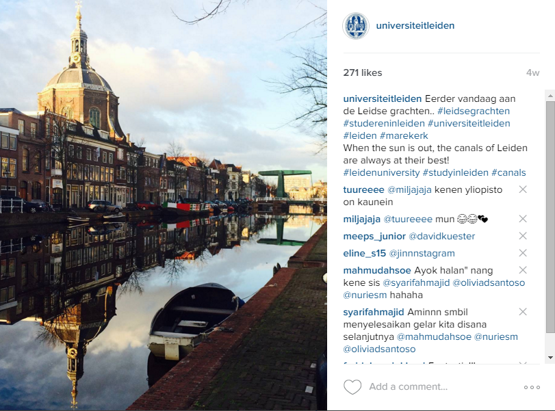 This was the most liked photo in #2015 on our Instagram account 'universiteitleiden'. Follow us on #Instagram!