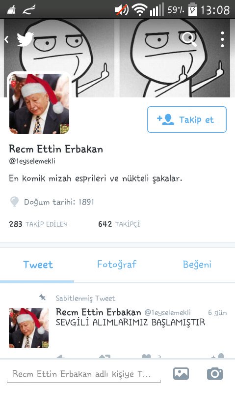 Önce takip sonra spam