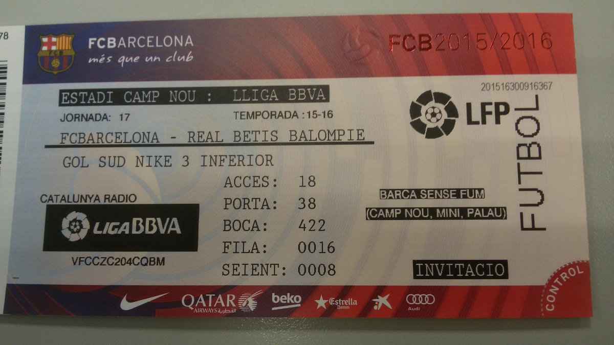 totgira's tweet photo. RT i FOLLOW si vols una entrada doble per veure el Barça - Betis de dimecres al Camp Nou! #FCBLive https://t.co/GX3c6Ccugd