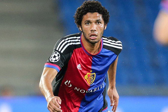 PremReport's tweet image. Reports that Basel's Egyptian defensive midfielder Elneny will sign for #Arsenal in January for around £5m-£7m.