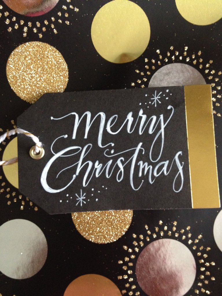 Hope it was a good one. #christmas #moderncalligraphy