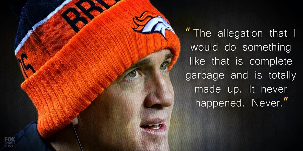 realOBF's tweet photo. I believe Peyton Manning, if ... 
#TedWells #TextMessages #Litigation #Smears #Lies 
...... https://t.co/DqDV1rgJWu https://t.co/f4iGlkPoIG