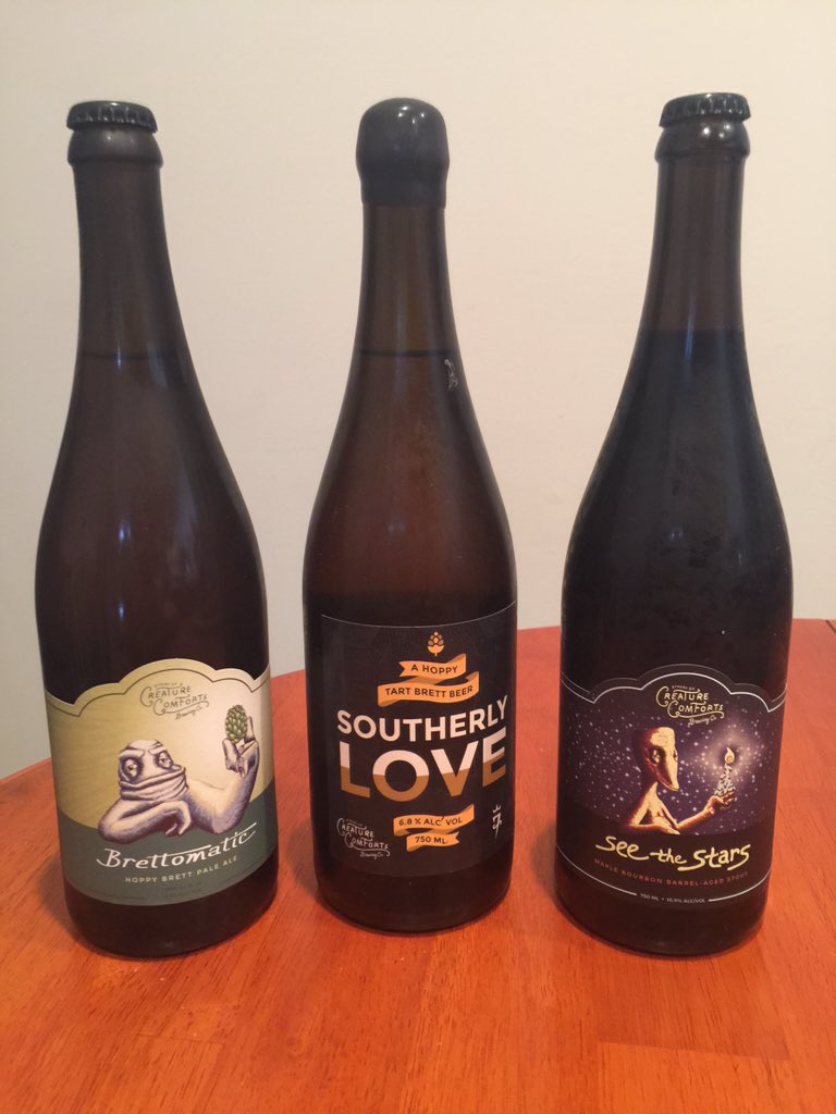 Razzlemuff's tweet photo. The holy trinity? @creaturebeer #cozycreatures https://t.co/3fecHKCDfT