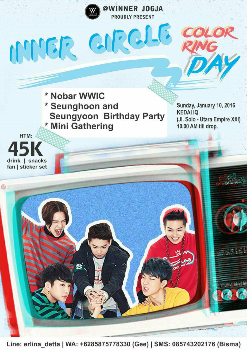 <a href="/FemmeFatale_DC/">Femme Fatale</a> [HELP RT] IC Color Ring Day|45K| @ KedaiIQ 10.01.16 |10PM| Nobar WWIC, 2Seung birthday, mini gath