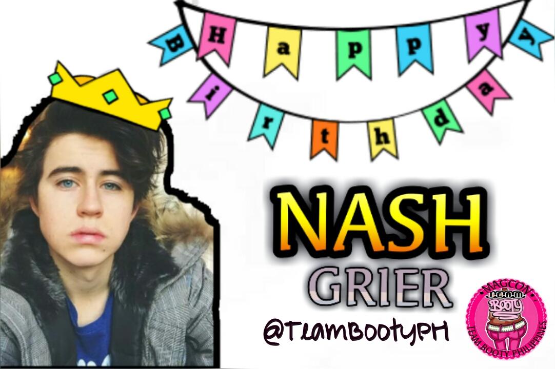 Happy Birthday to our Beloved guy, Nash grier :) Your wish, is our wish. Enjoy ur day and god bless   