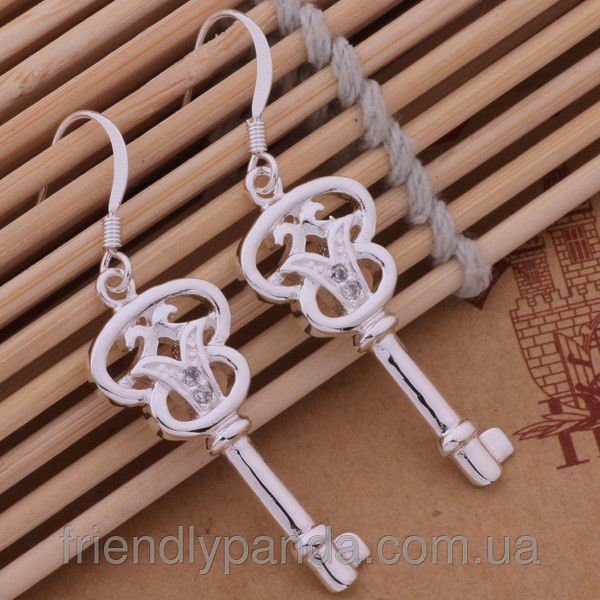 Серьги Tiffany Ключики #серьги #бижутерия #сережки #ключики #украшение #Tiffany #тиффани #ключи #earings #серебро925