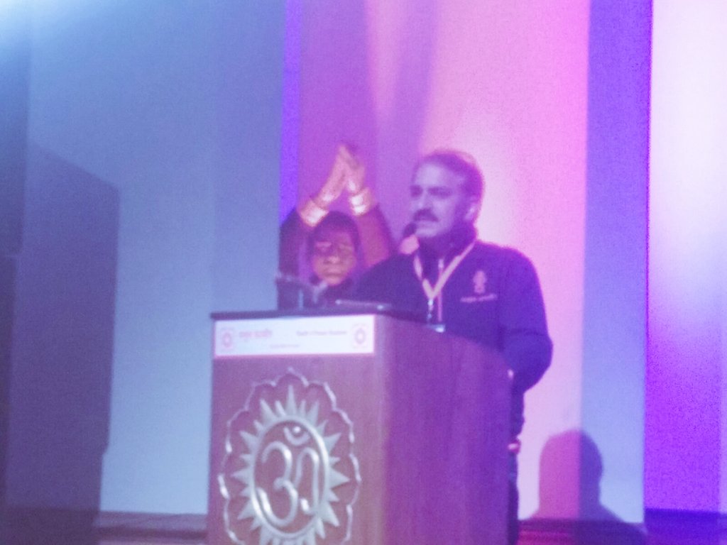 <a href="/rohitravibhat/">Rohit Ravi Bhat</a> Je speaking on occasion of #KHIYC2 organised by Panun Kashmir in Delhi today