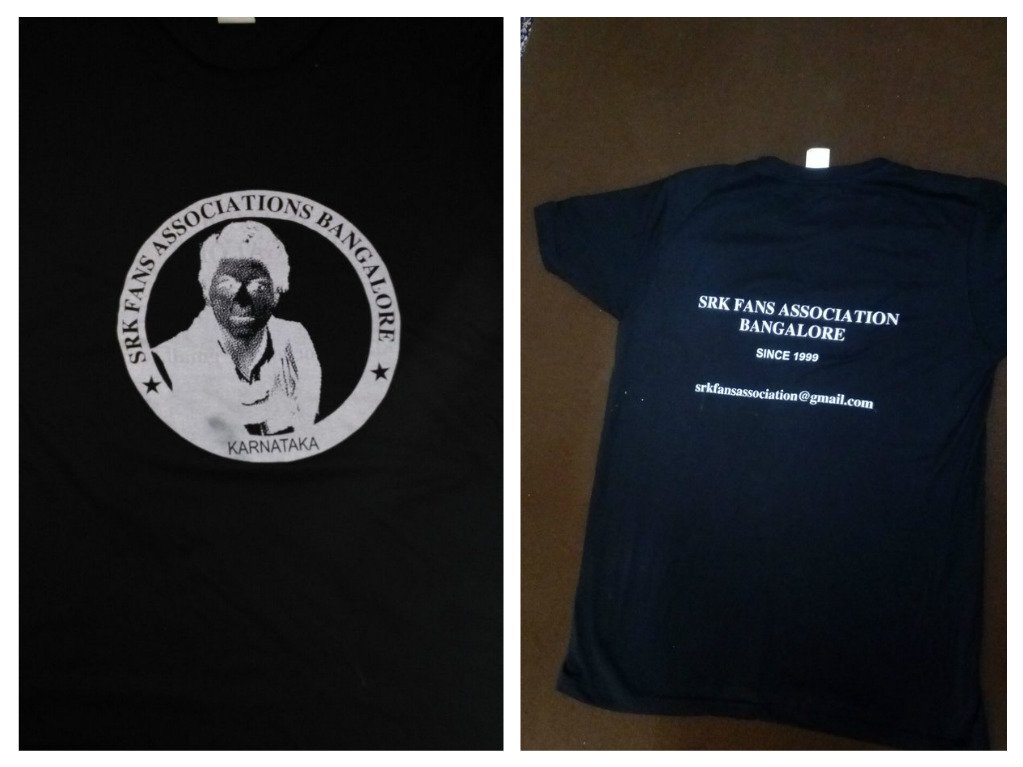 Srk_bangalore's tweet image. the #FANcontest starts in exactly 15mins untill then here are the T-shirts that u can win