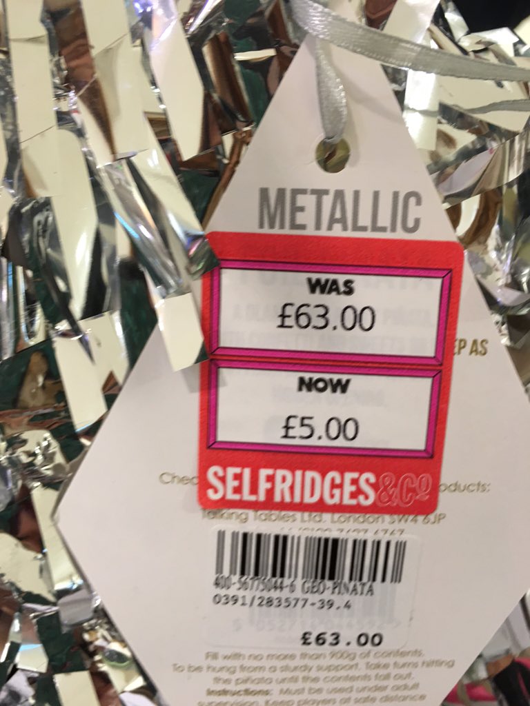 gingermumstyle's tweet photo. @dollwhiteuk best bargain yesterday check this out! Sparkly Piñata! #random #cqtakeover #bloggershangout https://t.co/RjTdkFqp6L