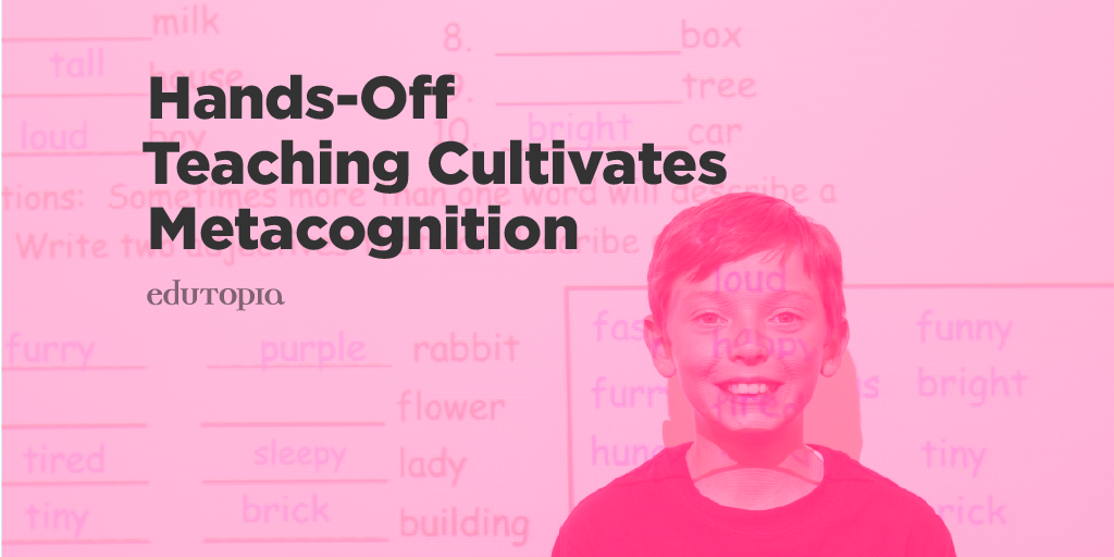 edutopia's tweet photo. #Metacognition is the driving force behind all effective learning: https://t.co/Ifn9aFpwNl. https://t.co/xNDNbLPuzD