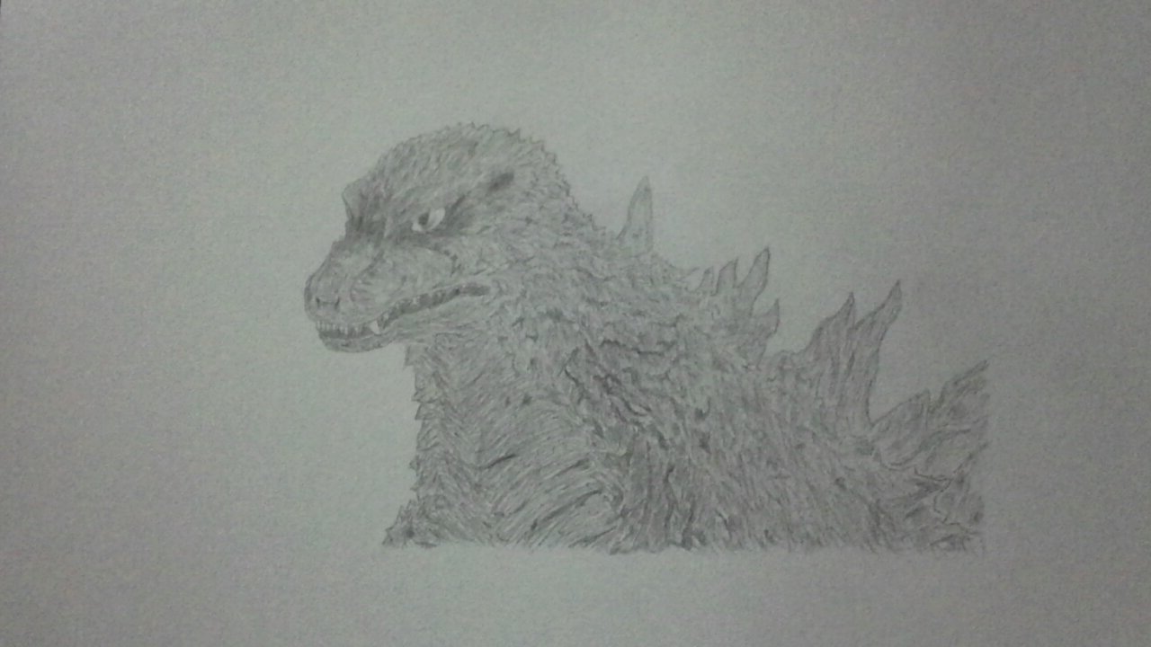 ゴジラ手書きイラスト Godzilla Love Twitter