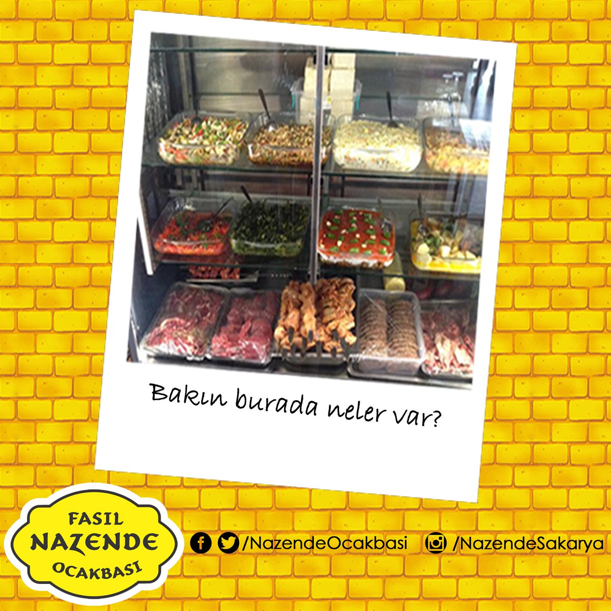 Ocakbaşı kültürü bir başkadır. Ustasını seyredersin ve yavaş yavaş lezzete dalarsın. #Nazende #BuradaNeVar