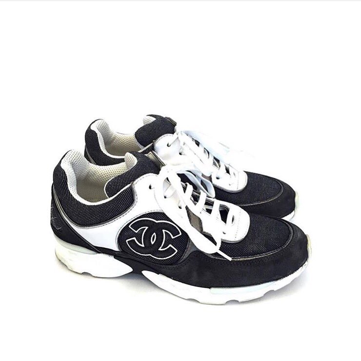 second hand chanel trainers