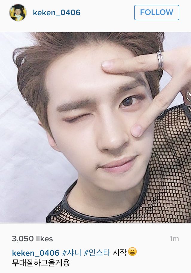 goKPOP's tweet photo. LOL! Ken started his Instagram in the middle of the show π #KenUnot?! https://t.co/VerMtHHoLG
