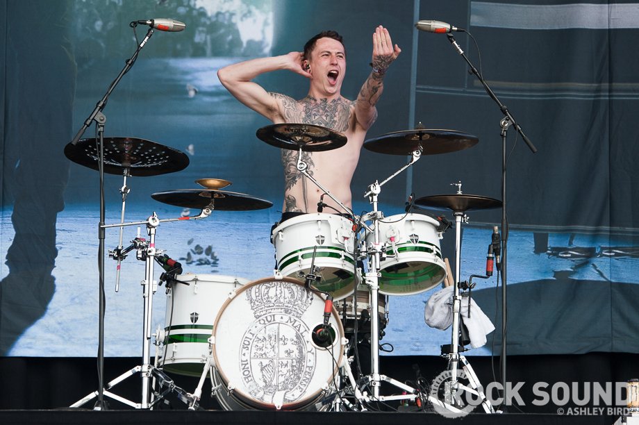 Happy birthday, Here\s a photo of you playing drums. 