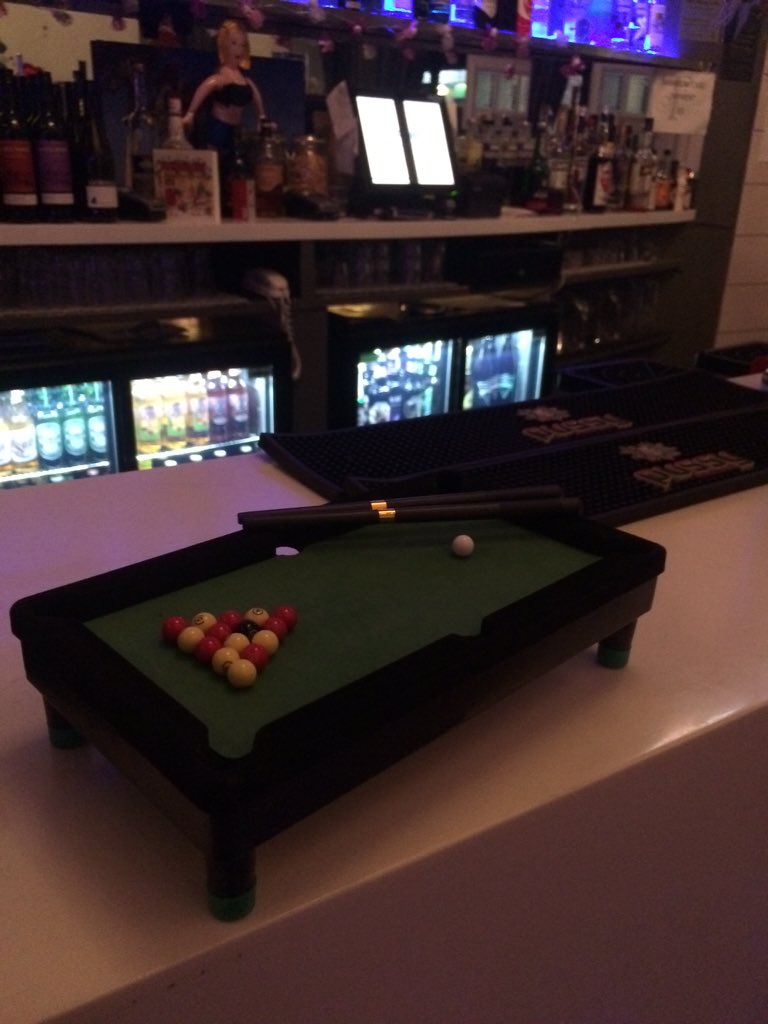 BarTitania's tweet photo. We're ready for the pool comp, are you?? Pool comp at 6pm, open 'til 2am! @WOWUK @planetlondon @Gingerbeer_UK https://t.co/C4njv08nQQ