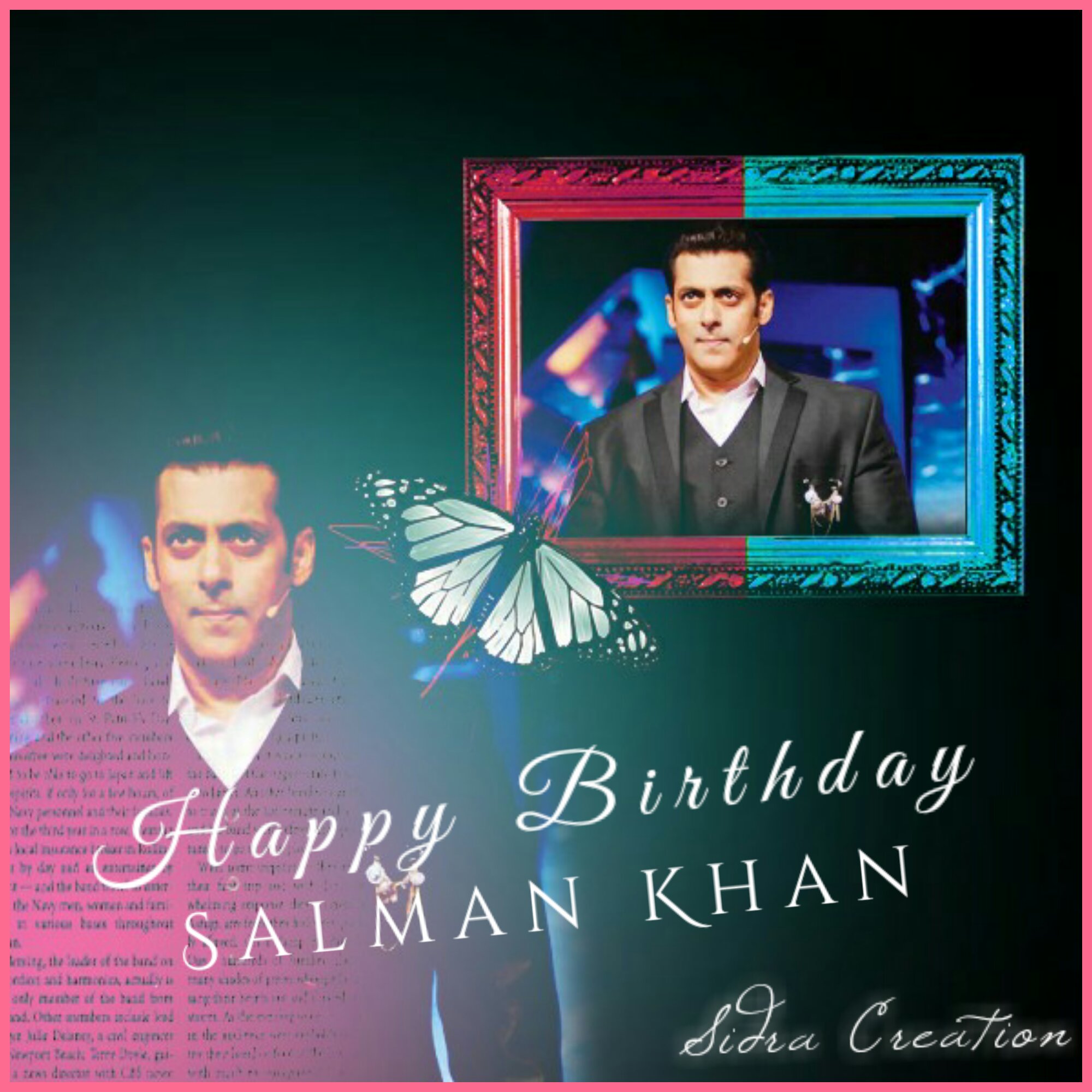 Happy Birthday Salman Khan..!!       