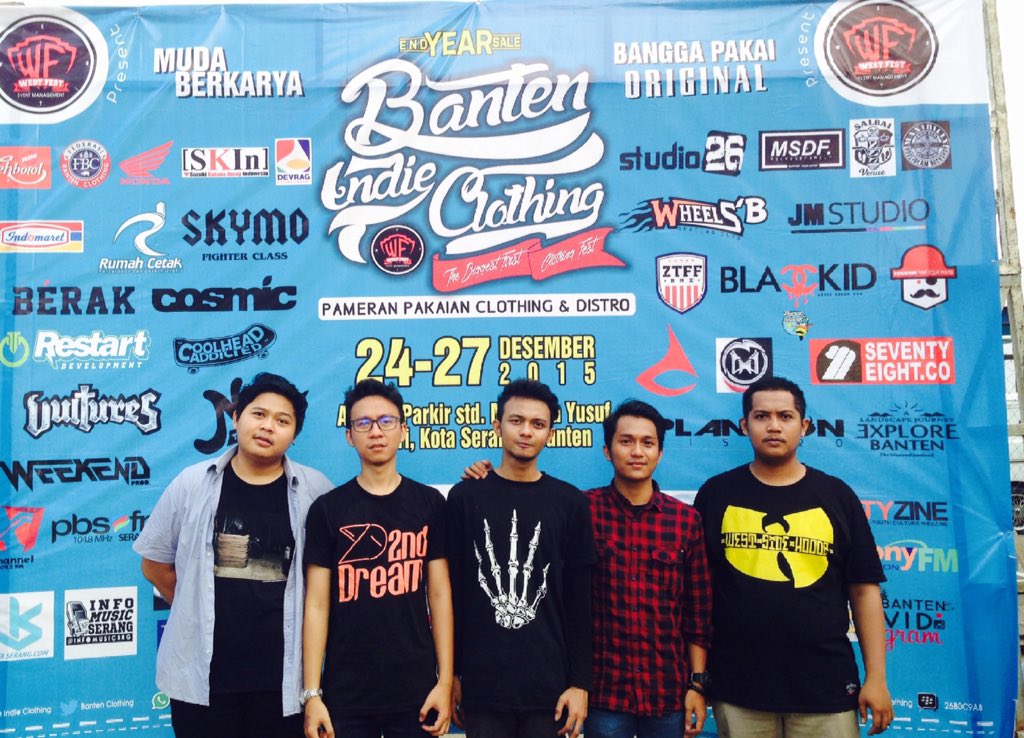 Thanks @bantenClothing keren banget! Sukses buat event2 selanjutnya #BantenIndieClothing2015