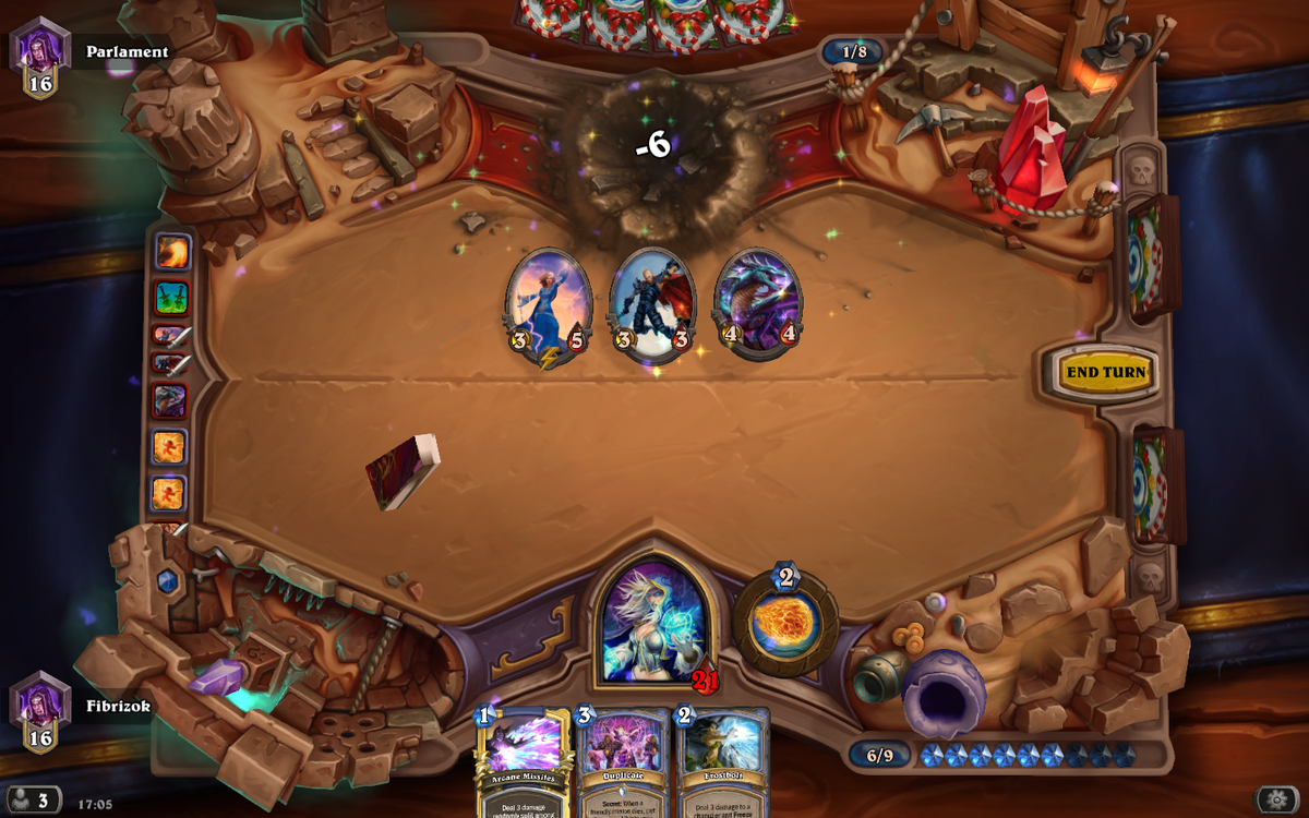Fibrizok's tweet photo. @PlayHearthstone @KancelariaSejmu  Parlament miał większość ale wygrałem :) https://t.co/0SJPIalGdH