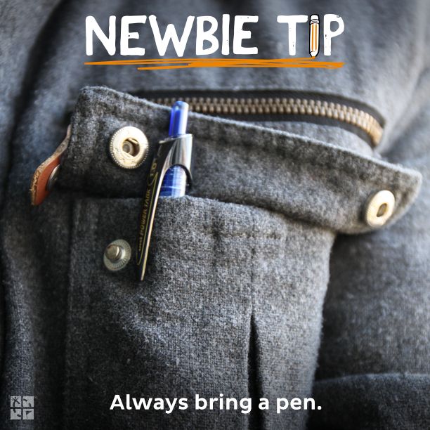 GoGeocaching's tweet photo. Always bring a pen. Always. More #geocaching #newbie tips: https://t.co/RnbtUoLomE https://t.co/ZvGkyaCF8V