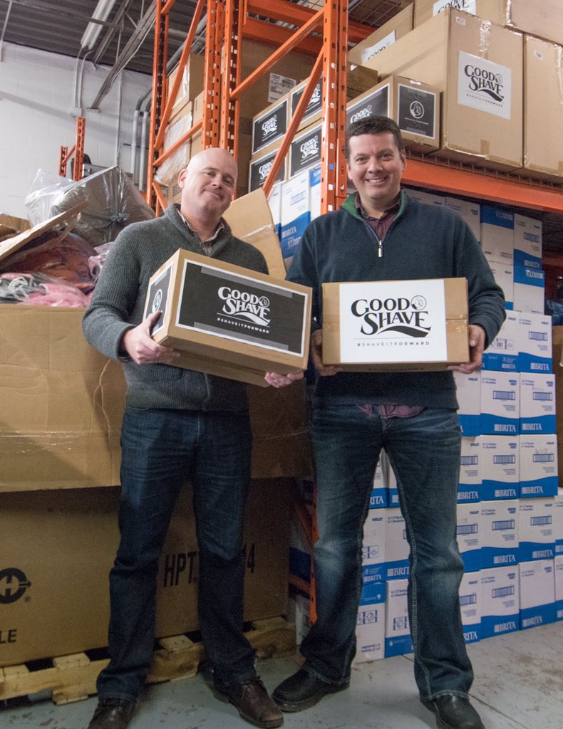 GoodShave's tweet photo. For every razor we sell we also donate a razor to food banks and homeless shelters. #shaveitforward https://t.co/CV6vOicvpr