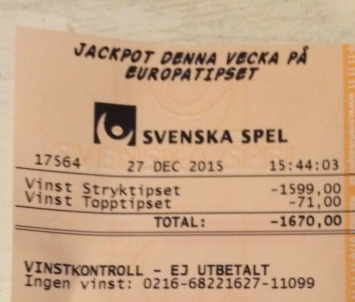 Egahnstrm's tweet photo. Herregud vilken överraskning. Kommer väl till pass nu när jag skall på lillsemester  till Stockholm! https://t.co/wd488PWV3n