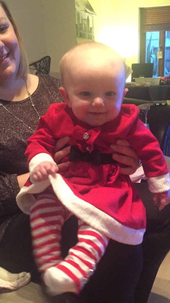 Callie enjoyed her first Christmas 💜