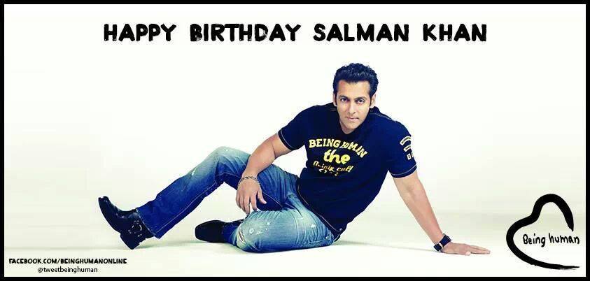 Today Birthday SuperStar   Happy Birthday Salman Khan Ji   We wish you a happy birthday 