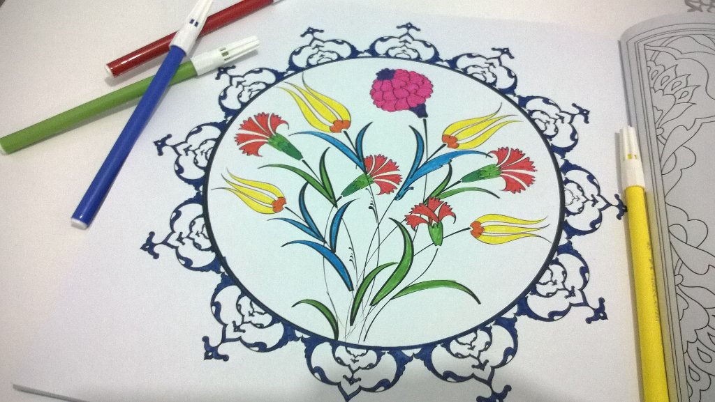 Nilbozac's tweet image. #Boyama halleri #benimrenklerim #Osmanlı&amp;amp;Selçuklu azıcıkta #huzur #benimrenklidünyam