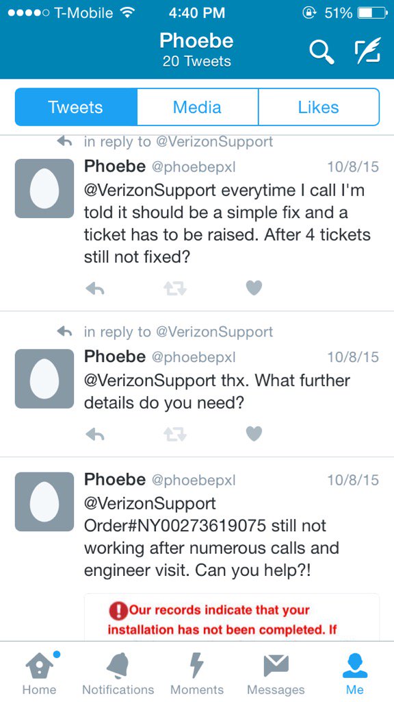 phoebepxl's tweet photo. @VerizonSupport look how much pain you caused me then and you are still causing me now?! Please resolve https://t.co/8dBWUpIc9W