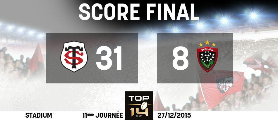 StadeToulousain's tweet image. Et c'est fini ! Formidable victoire bonifiée du Stade Toulousain !