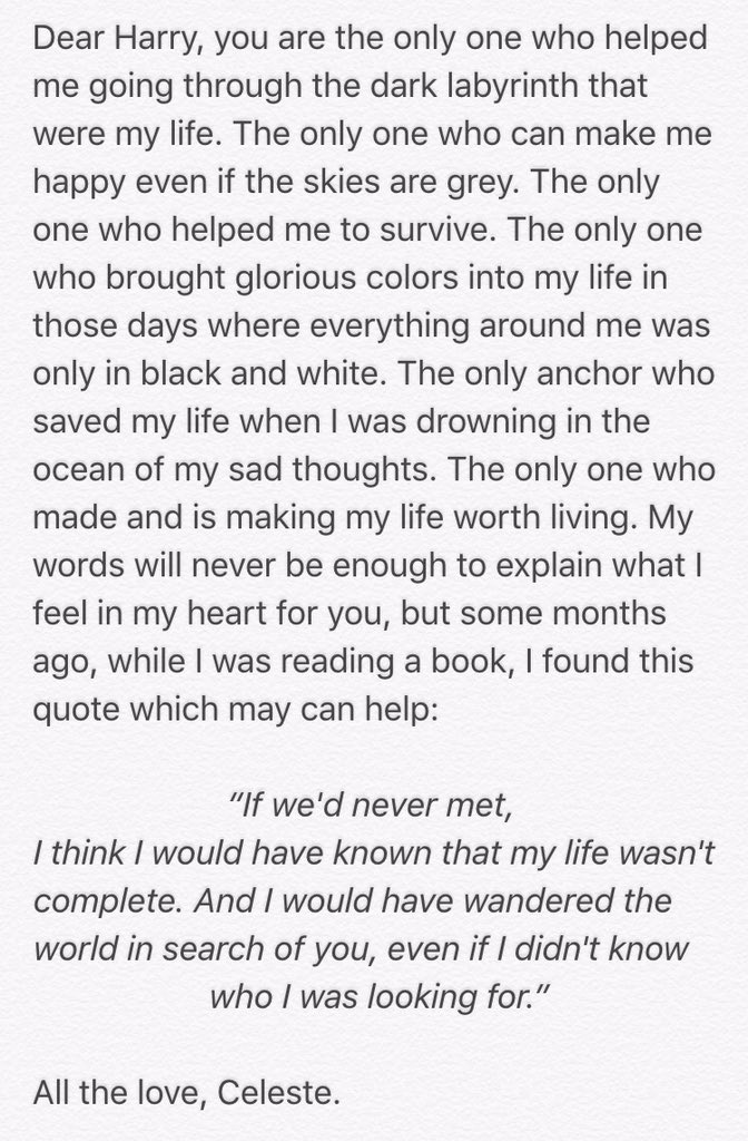 dearangelharry's tweet photo. @Harry_Styles 

I don't know if I'll ever hug you, either way I'm glad to be alive at the same time as you. https://t.co/6w6XZTcvBz