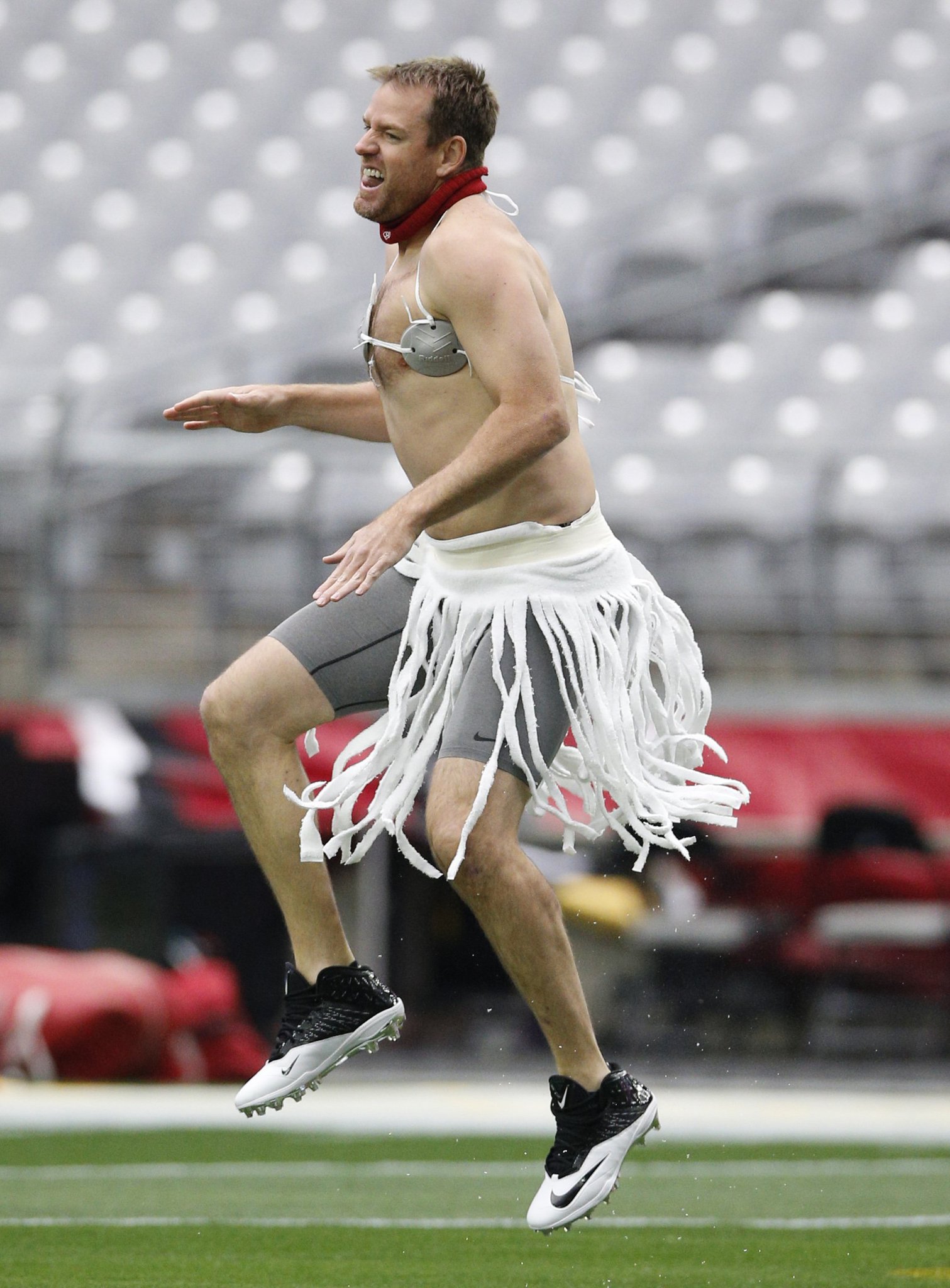   How\s this for a birthday present? Carson Palmer loses his first QB bet of the season.  happy bday 