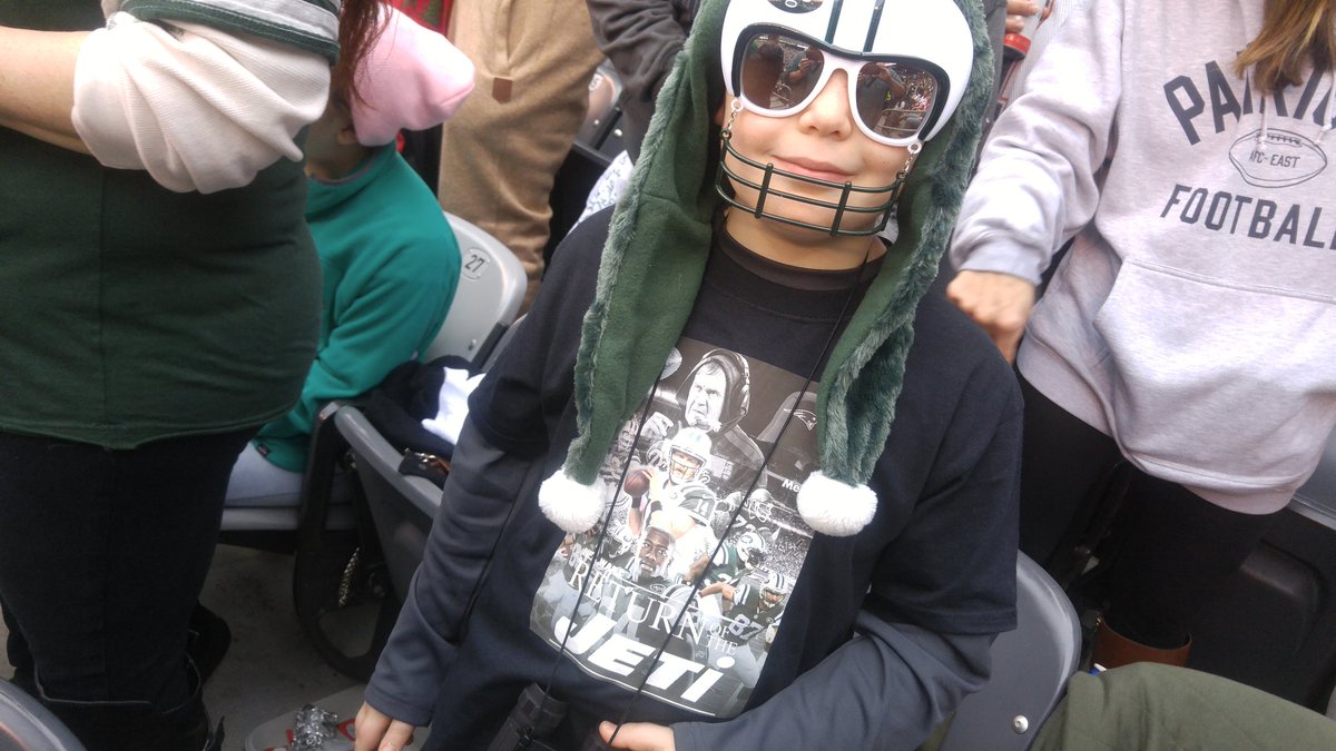 Ryan at the Jets game.  #jetsselfie