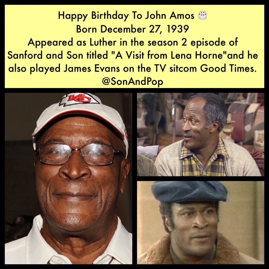 Happy Birthday to actor John Amos.   