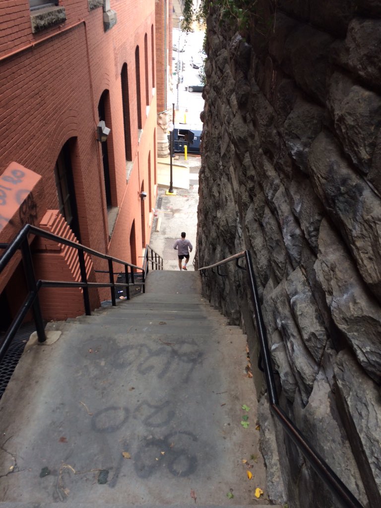 gladisbACPS's tweet photo. @Runkeeper I run to stay healthy & I find the time, AM & PM! #RunMyTown #healthy #IAmARunner #GeorgetownStairs https://t.co/iszuOHYM74